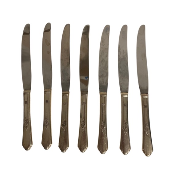 Oneida S.L. & G.H. Rogers Encore Silverplate 51 Pcs Flatware Silverware Set - Picture 7 of 14